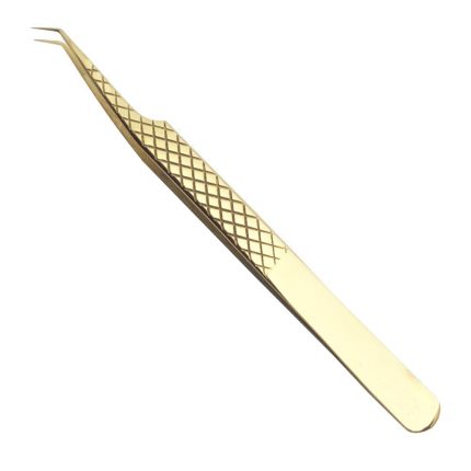 ScissorsDoctor Gold Precision Curved Tweezer – Lash Extension Pro Tool