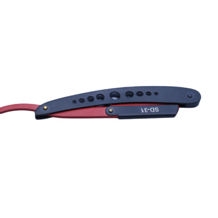 ScissorsDoctor SD-31 Two-Tone Straight Razor – Red & Black